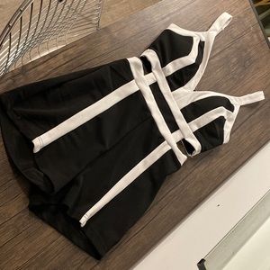 Black And White Romper-$7 when you buy 2 or more items!